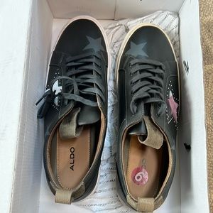 NWT Aldo Auvrai-12 Leather Sneakers Size 9.5